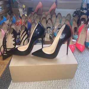 Christian louboutin So Kate Black pattern shoes